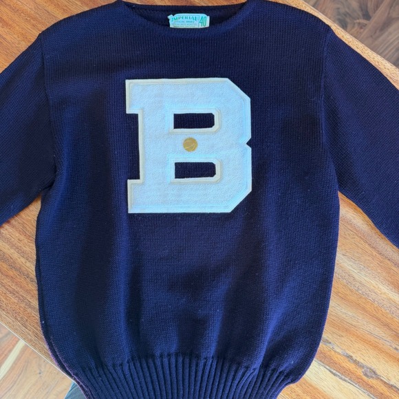 imperial Other - Imperial Official Award 1950s Sweater Varsity Wool VTG Lettermen Academia Sz 40